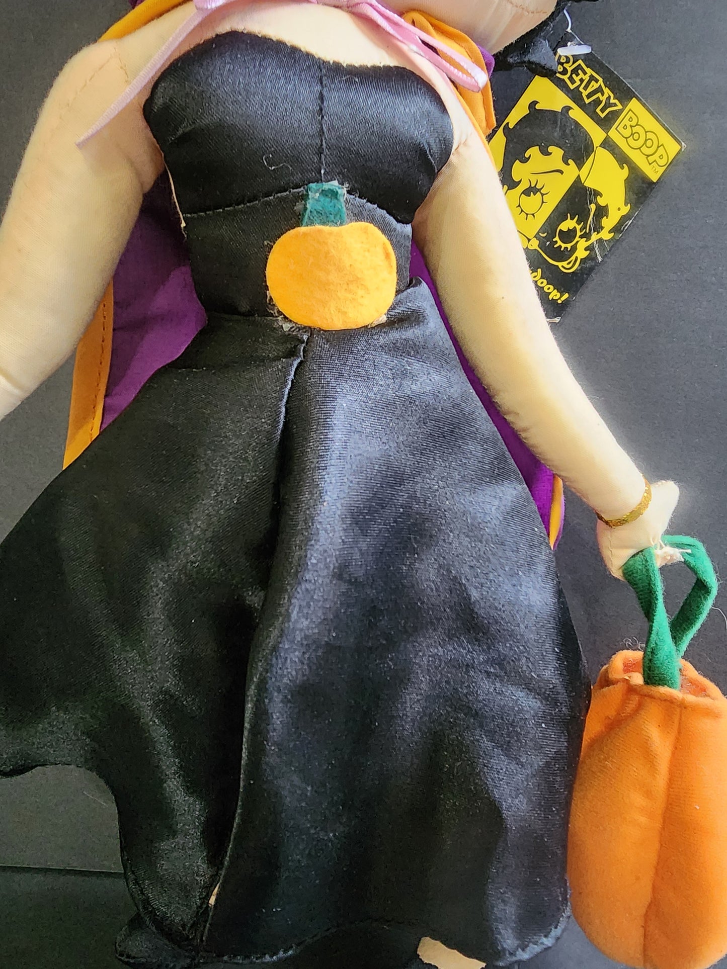 Betty Boop Mask Betty 16" Plush Doll Halloween Kellytoy Trick-or-Treat