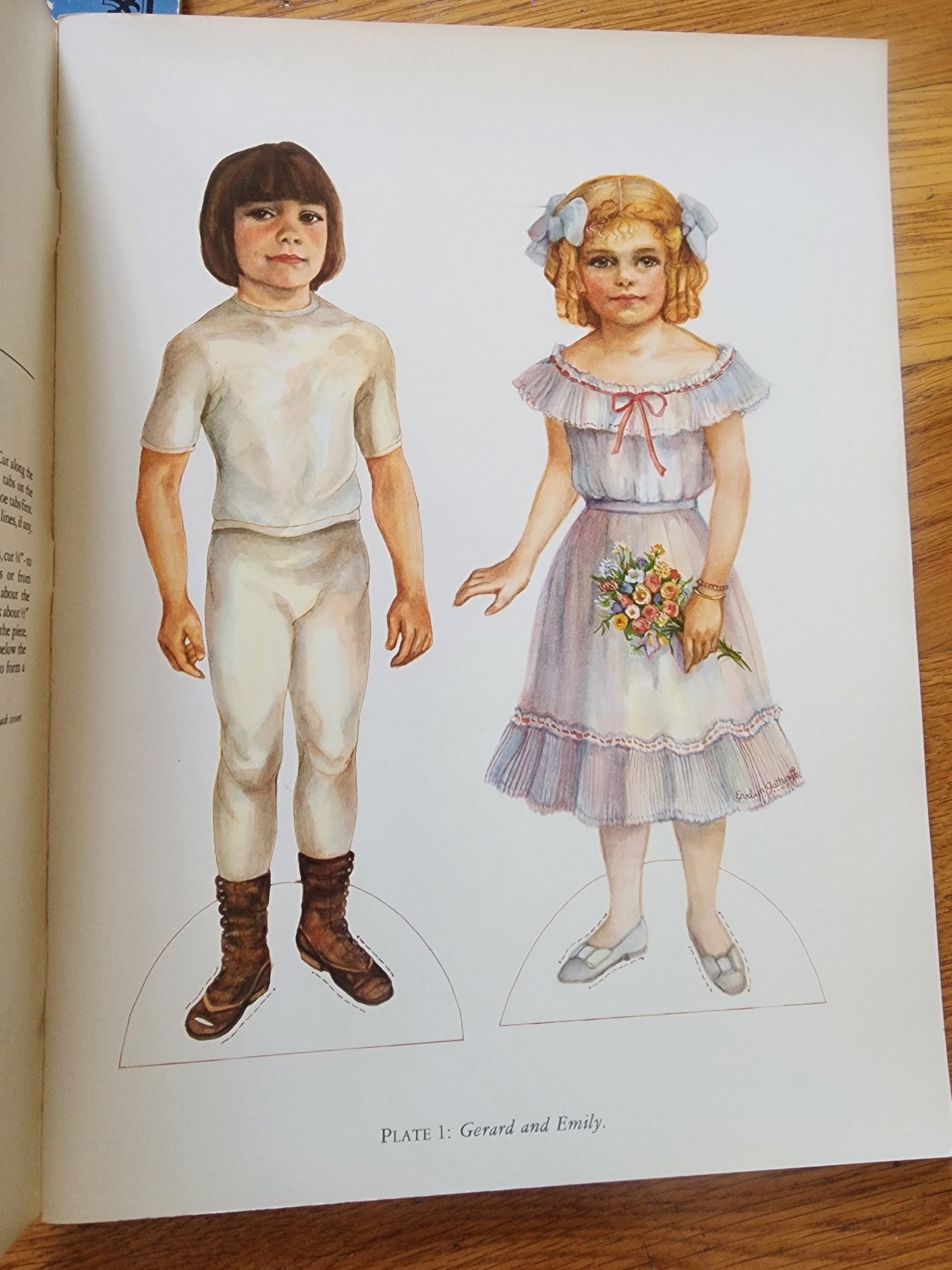 Old Fashioned Children & Antique Paperdolls Book Lot