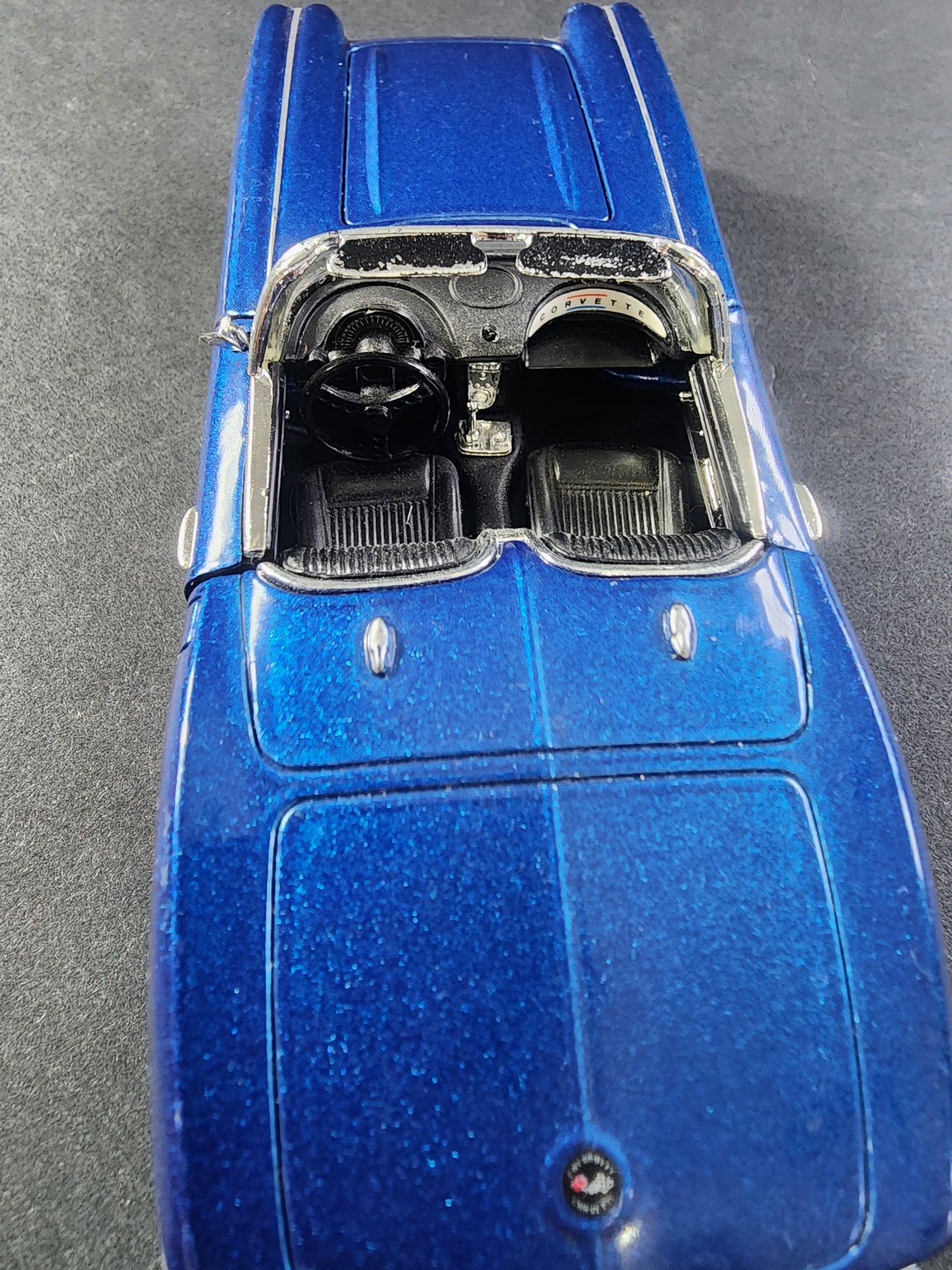 CHEVROLET CORVETTE 1962 CONVERTIBLE BLUE SS5750 1:32 Scale model car, friction action
