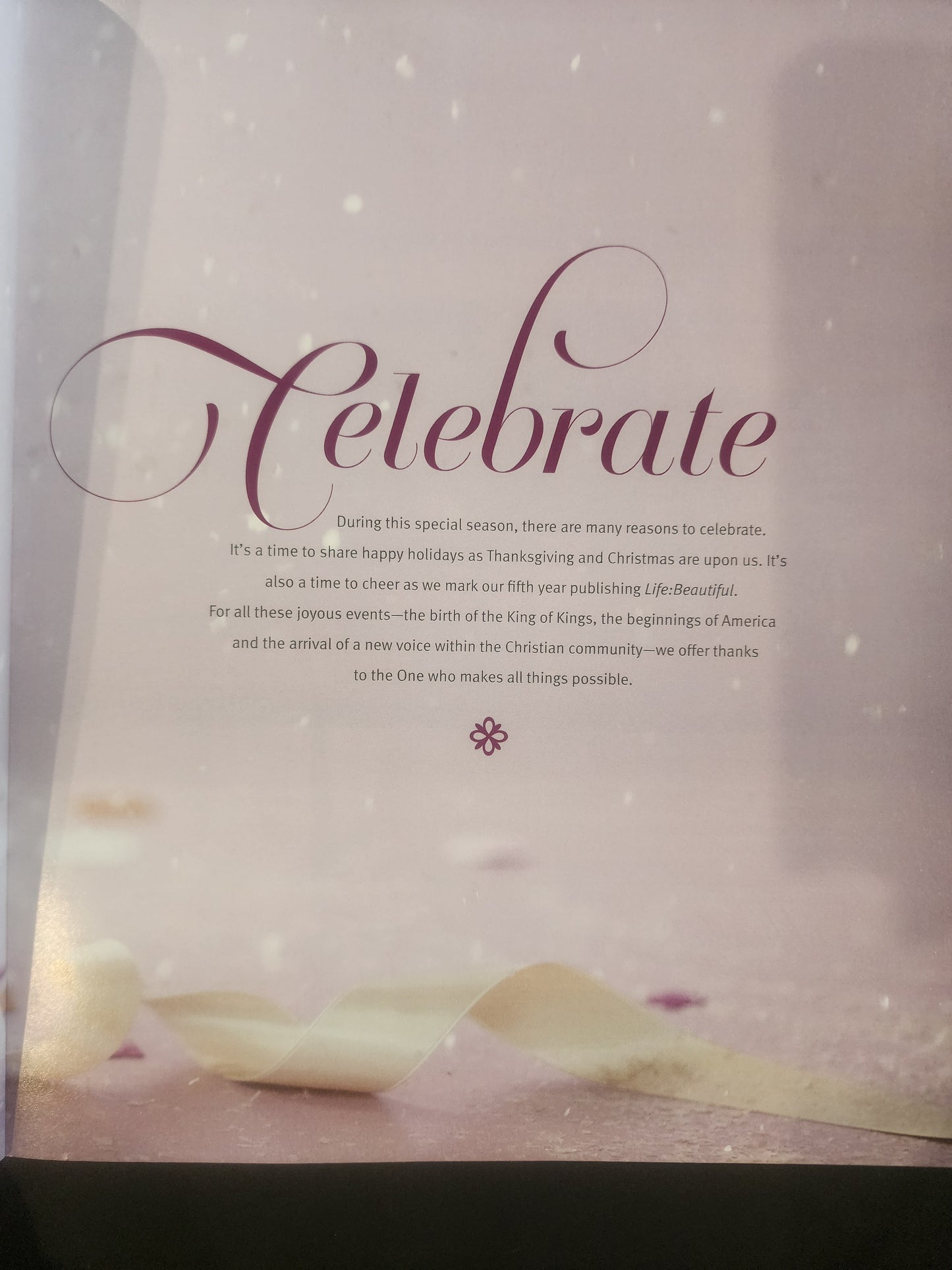 Life:Beautiful Christian lifestyle winter Wonderland, gifts Joyce meyer