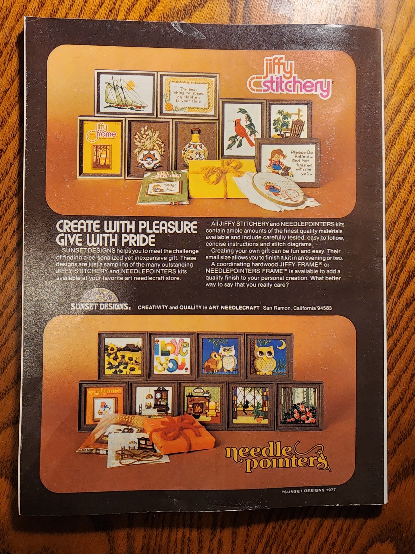 Vintage Family Circle Great Ideas July 1977 113 Fashions & Crafts southwest