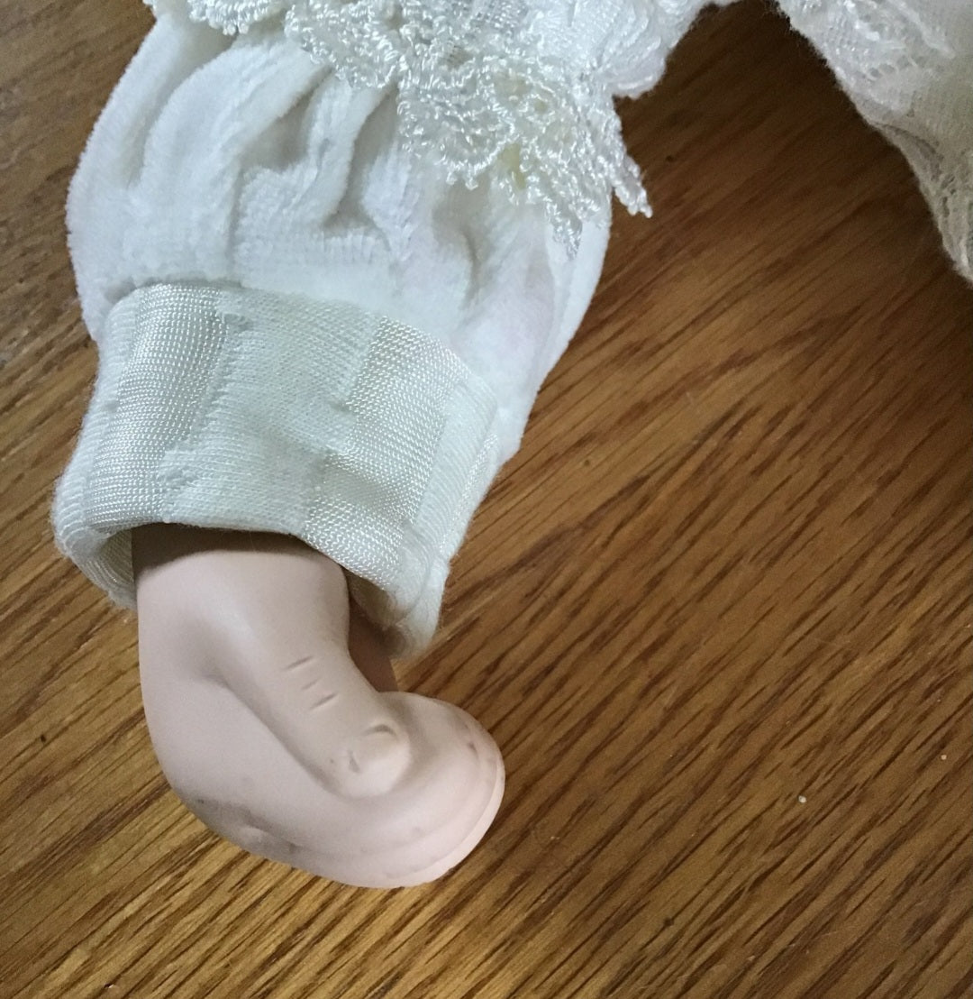 Chelsea Porcelain Baby Doll by Source Enterprises, Gift of time collection 21"