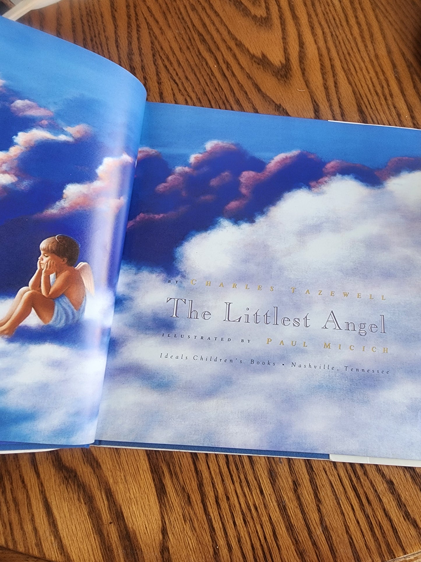 1991 THE LITTLEST ANGEL by Charles Tazewell HC/DJ Ideals Childrens Book
