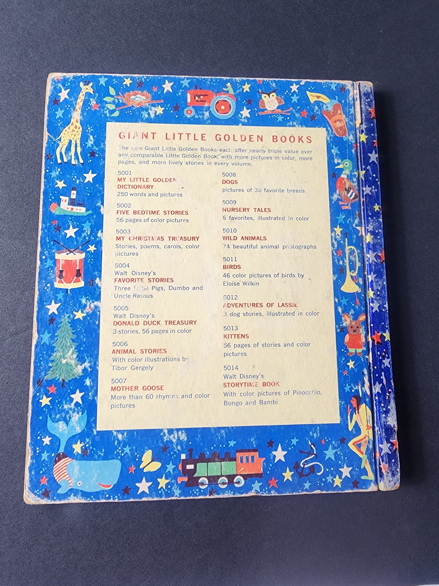 My Christmas Treasury" is a classic Little Golden Book published in 1957 by Golden Books. A Giant little Golden book