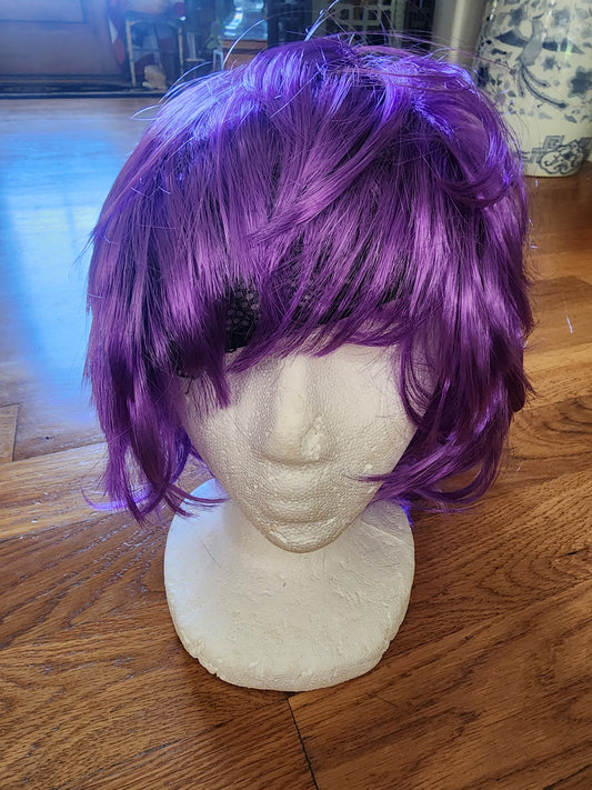 Purple anime wig cosplay or Halloween costume