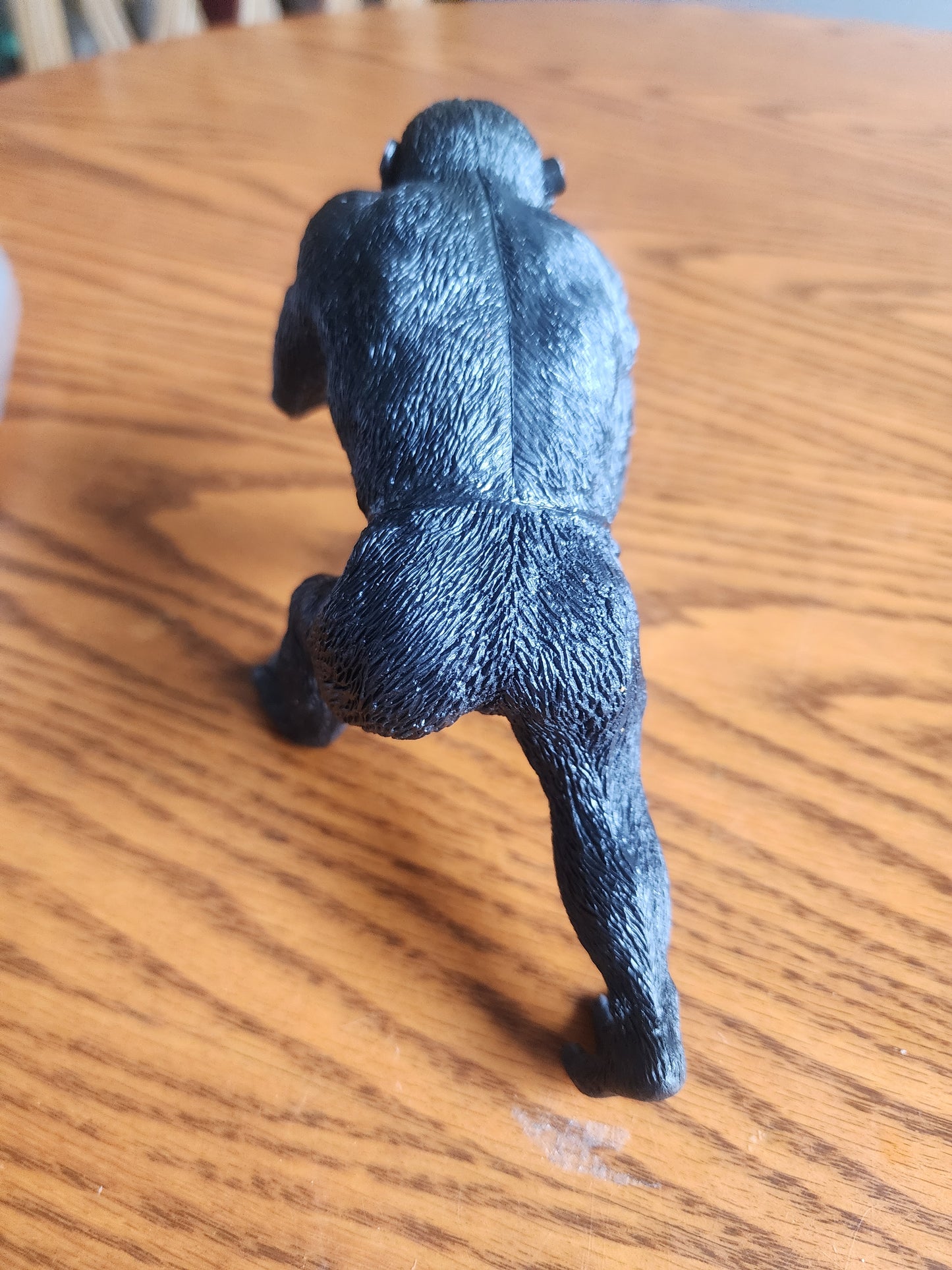 Chimpanzee with Banana – Realistic Wildlife Figurine