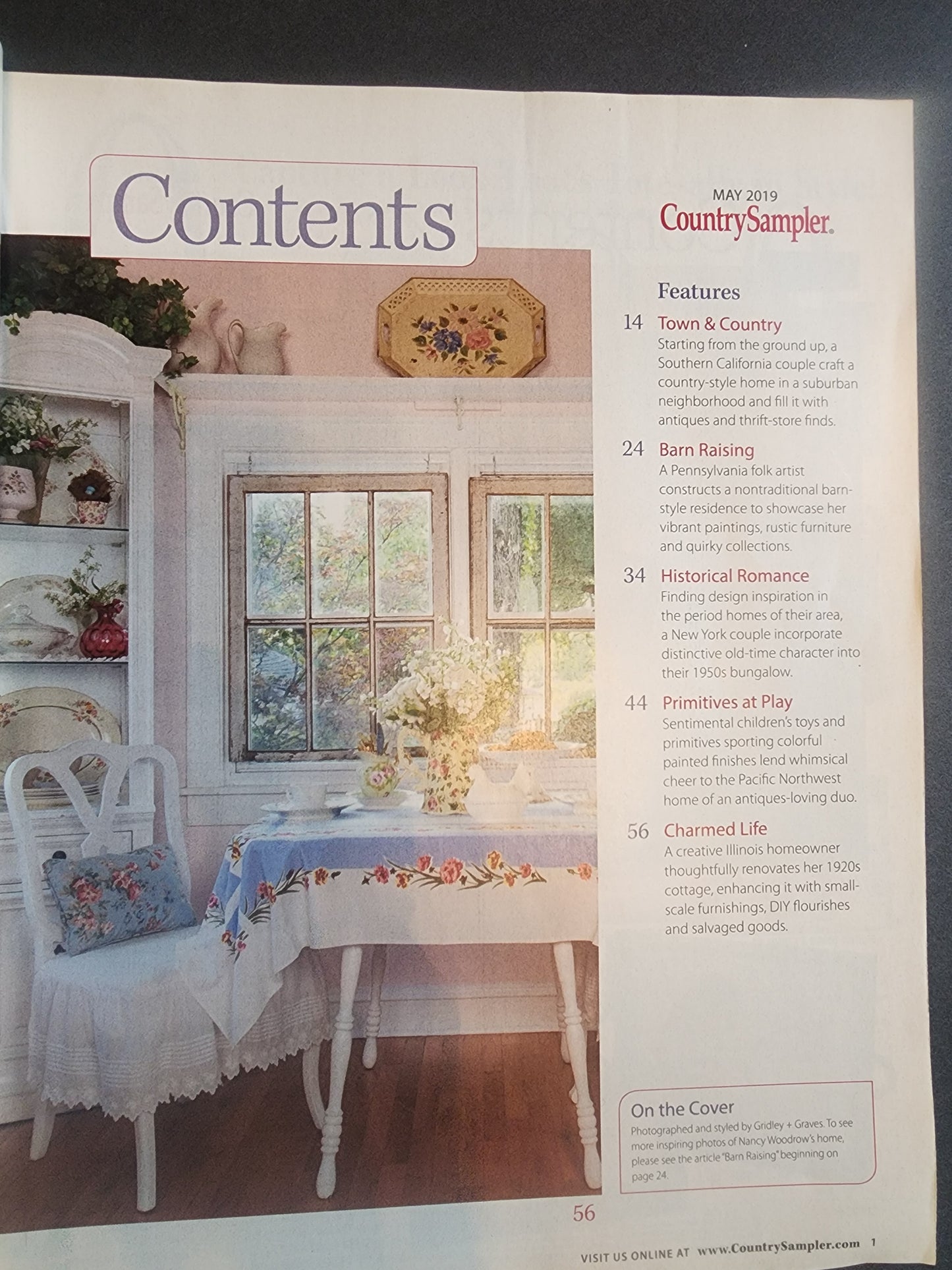 Country Sampler Magazine: May 2019 - "Easy Living"