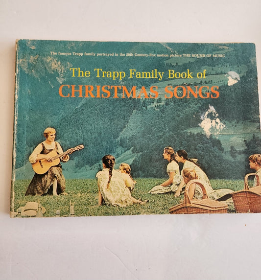 Vintage 1950 The Trapp Family Book of Christmas Songs Sheet Music Hardcover