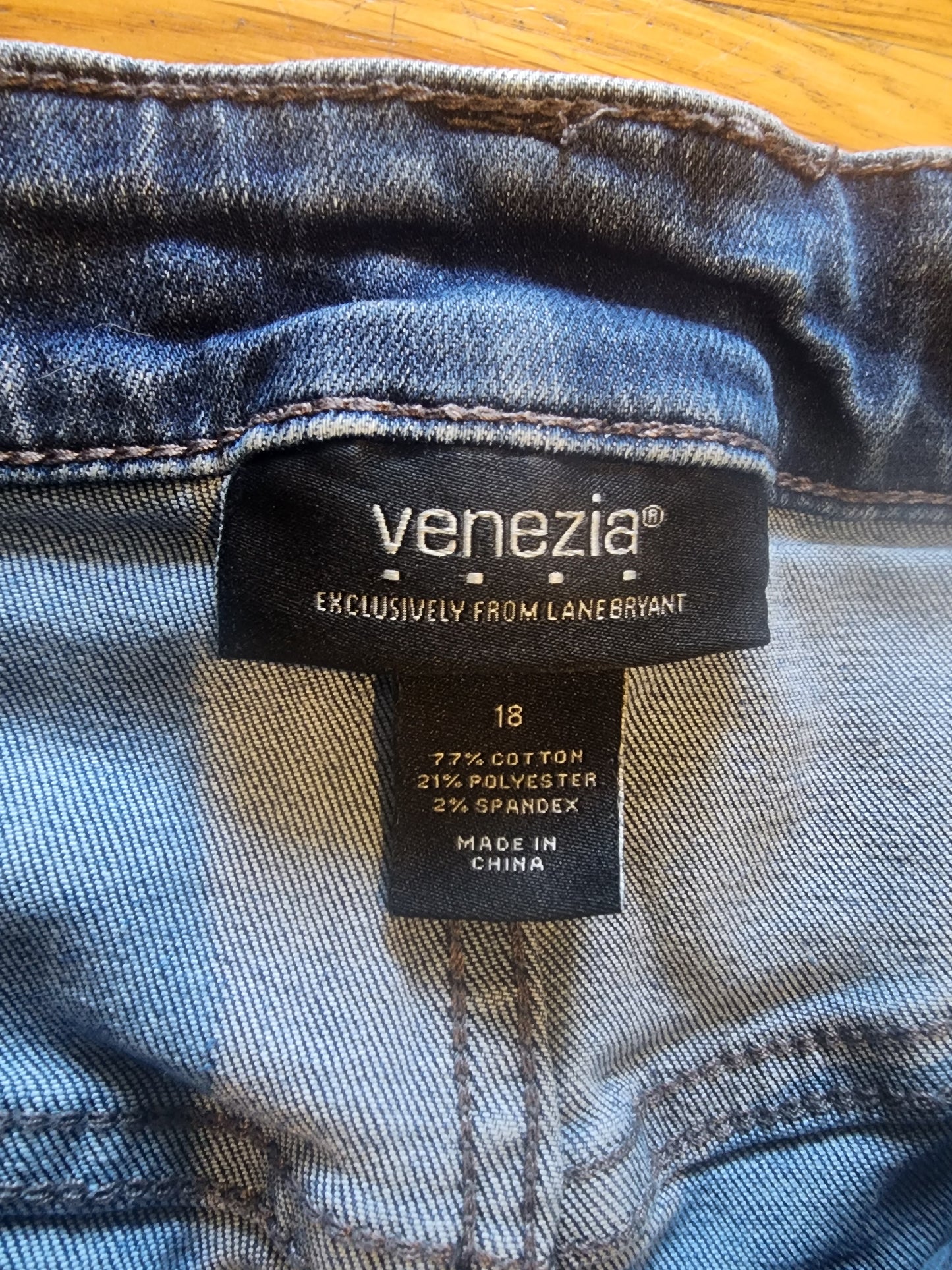 Blue Jean Shorts by Venezia exclusively from Lane Bryant 18