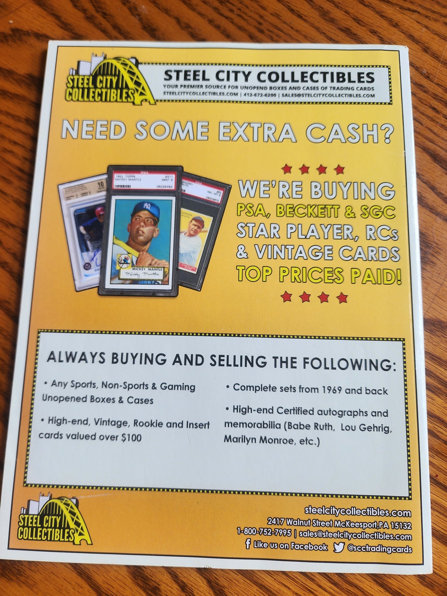 Beckett Vintage Collector Magazine – February 2016 Issue
Features National Baseball Hall of Fame legend Hank Aaron