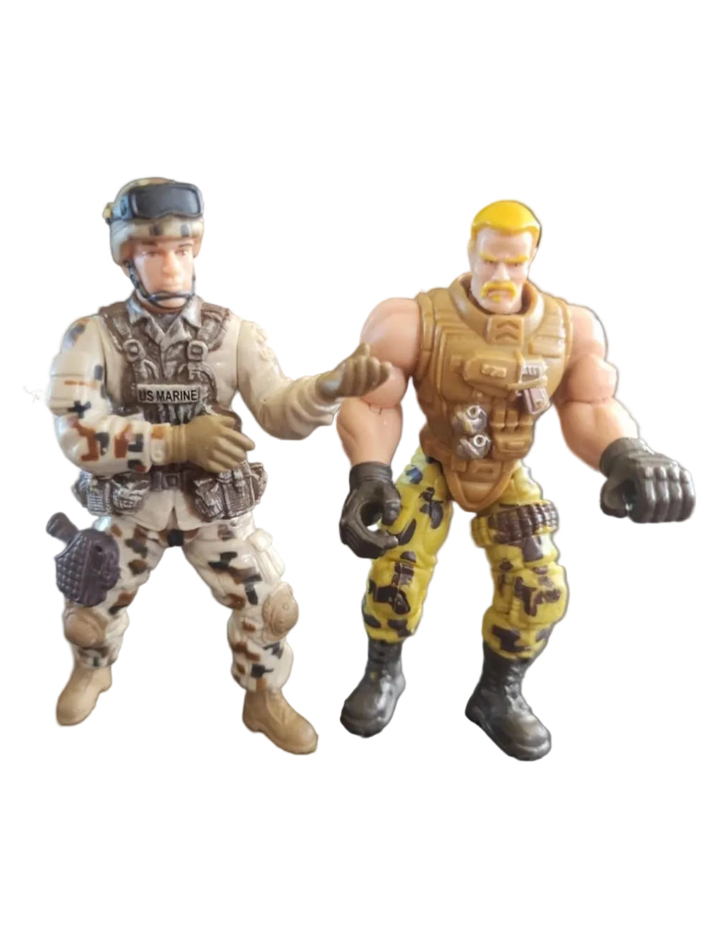 Chap Mei Excite U.S.M.C. 4in Military Action 2 Figures