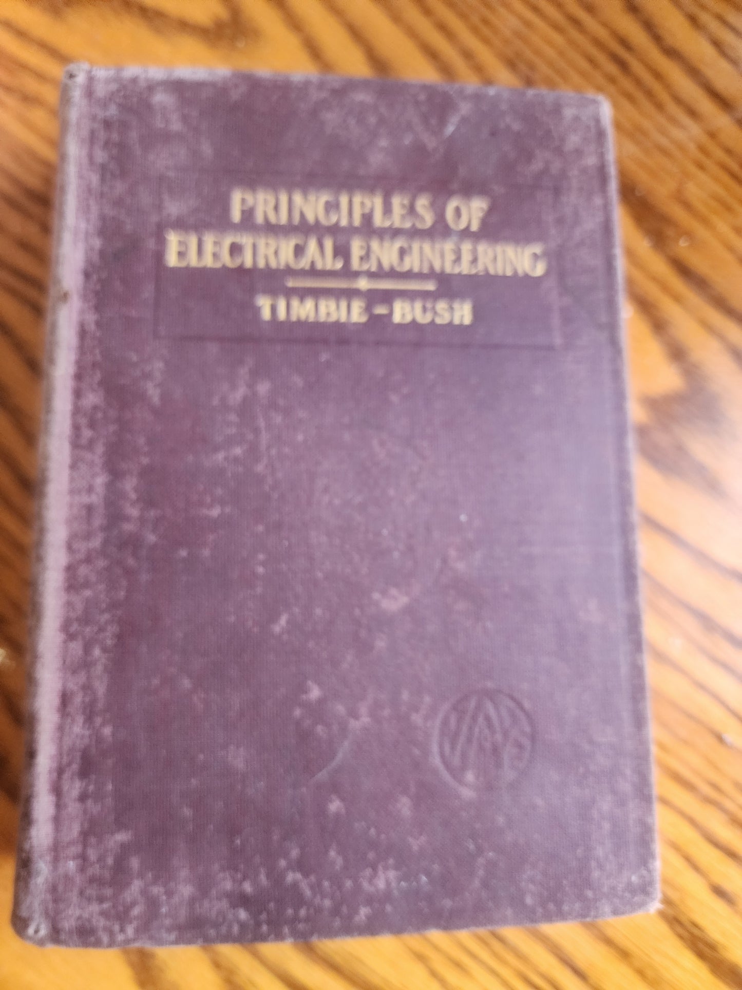 <span;>Principles of Electrical Engineering - 1930 Vintage HC Book by Timbie &  Bush