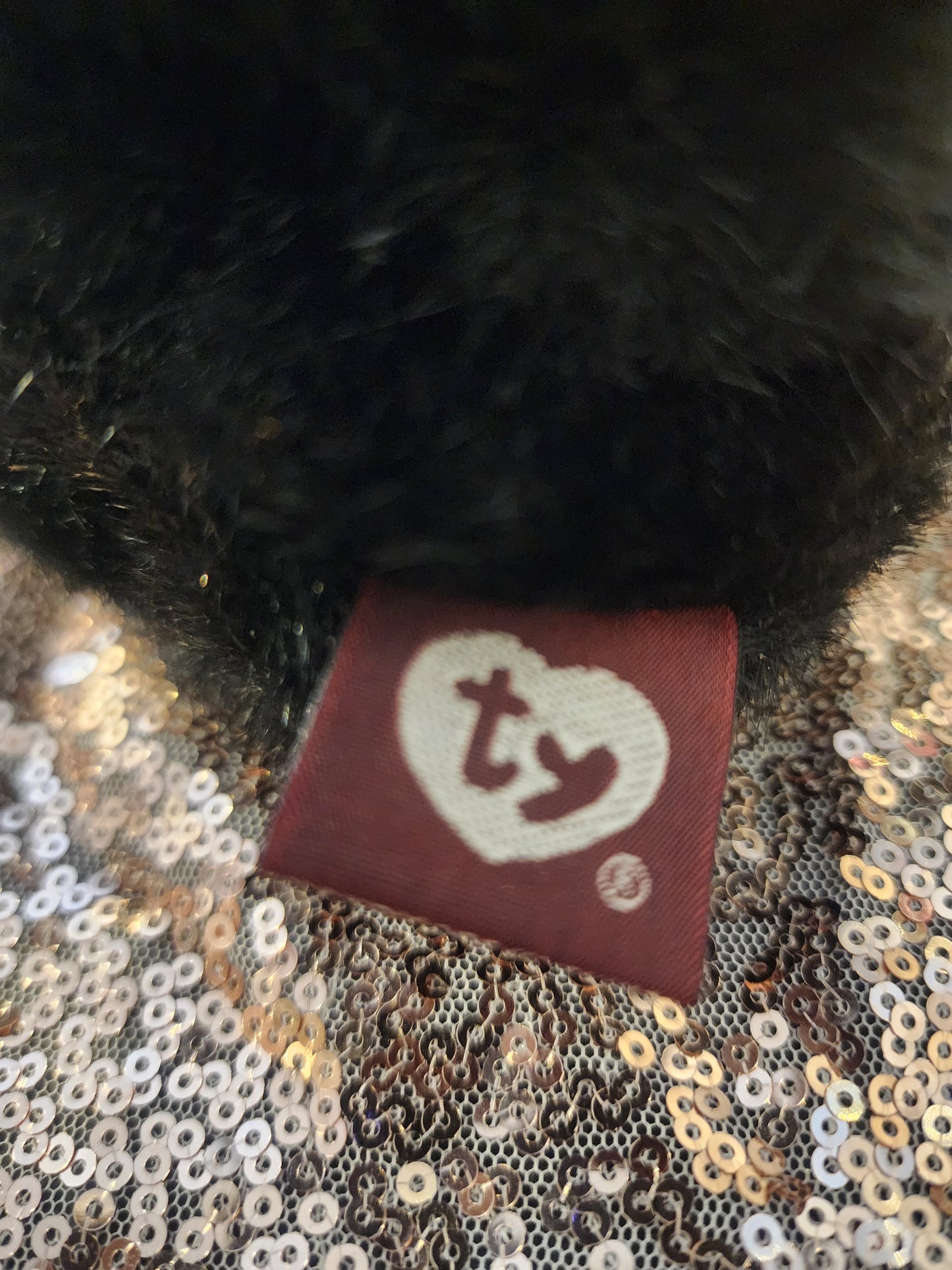 Ty Beanie Baby Ivan 8" Jointed Black Bear 1993 The Attic Treasures Collection