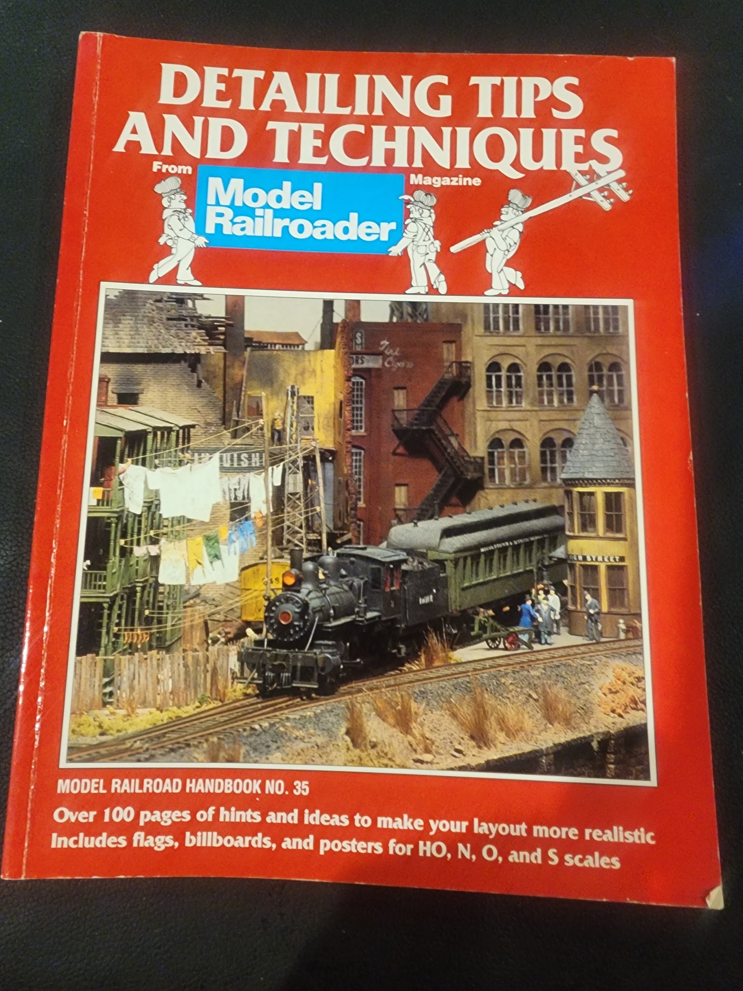 Detailing Tips Techniques Handbook 35 Model Railroader Books ISBN 0890241562