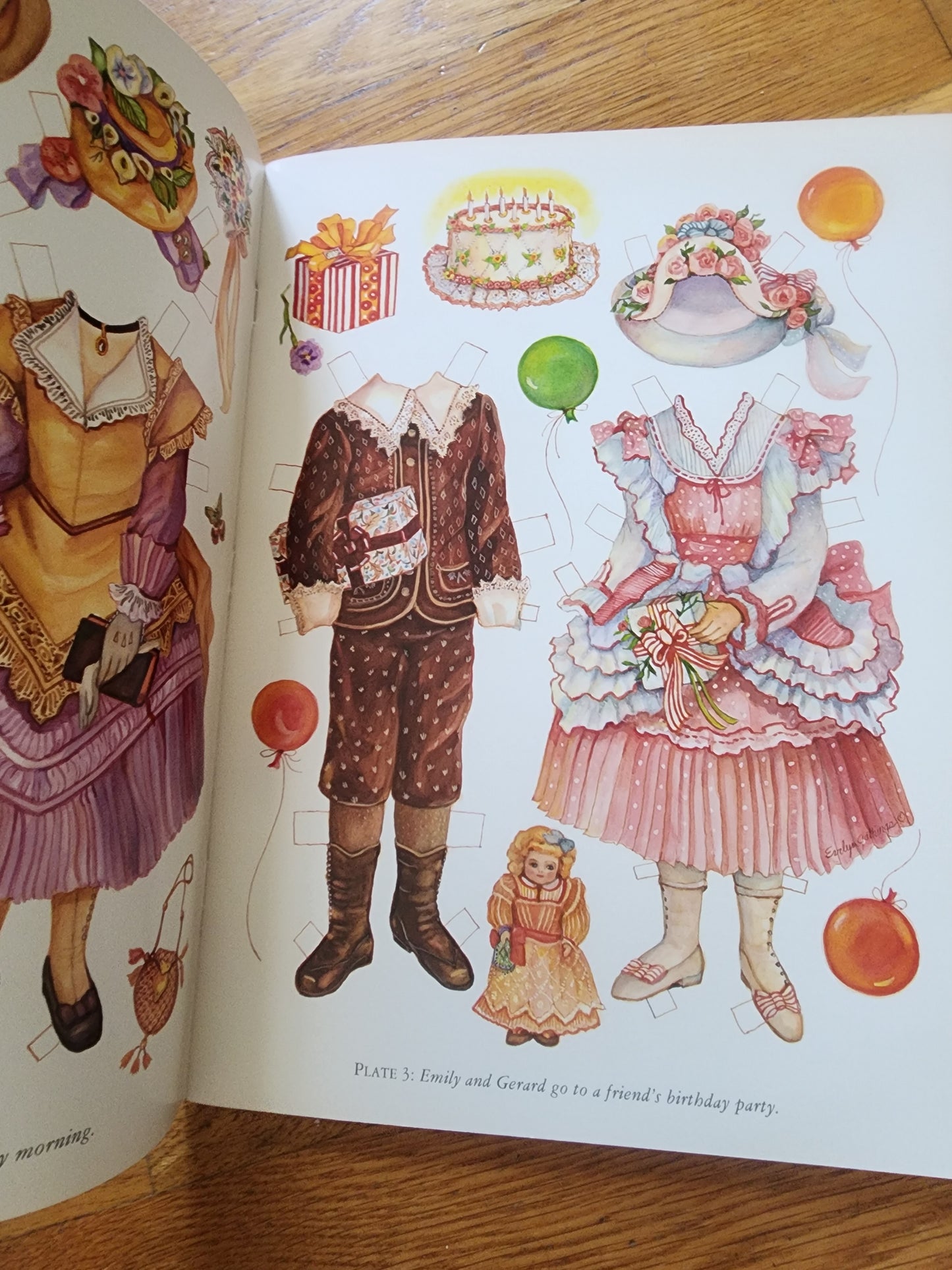 Old Fashioned Children & Antique Paperdolls Book Lot