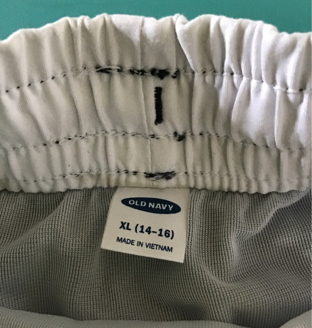 Old Navy Boys 14-16 Swim Trunks Navy Blue
