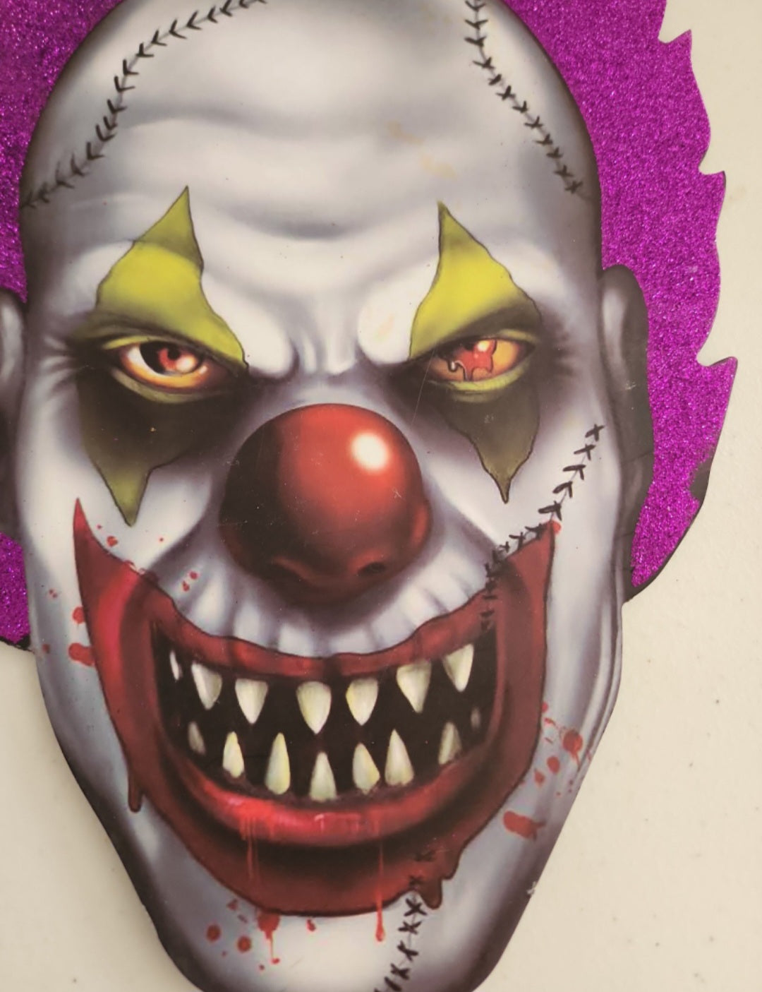 Creepy Carnival Clown Decoration for Halloween