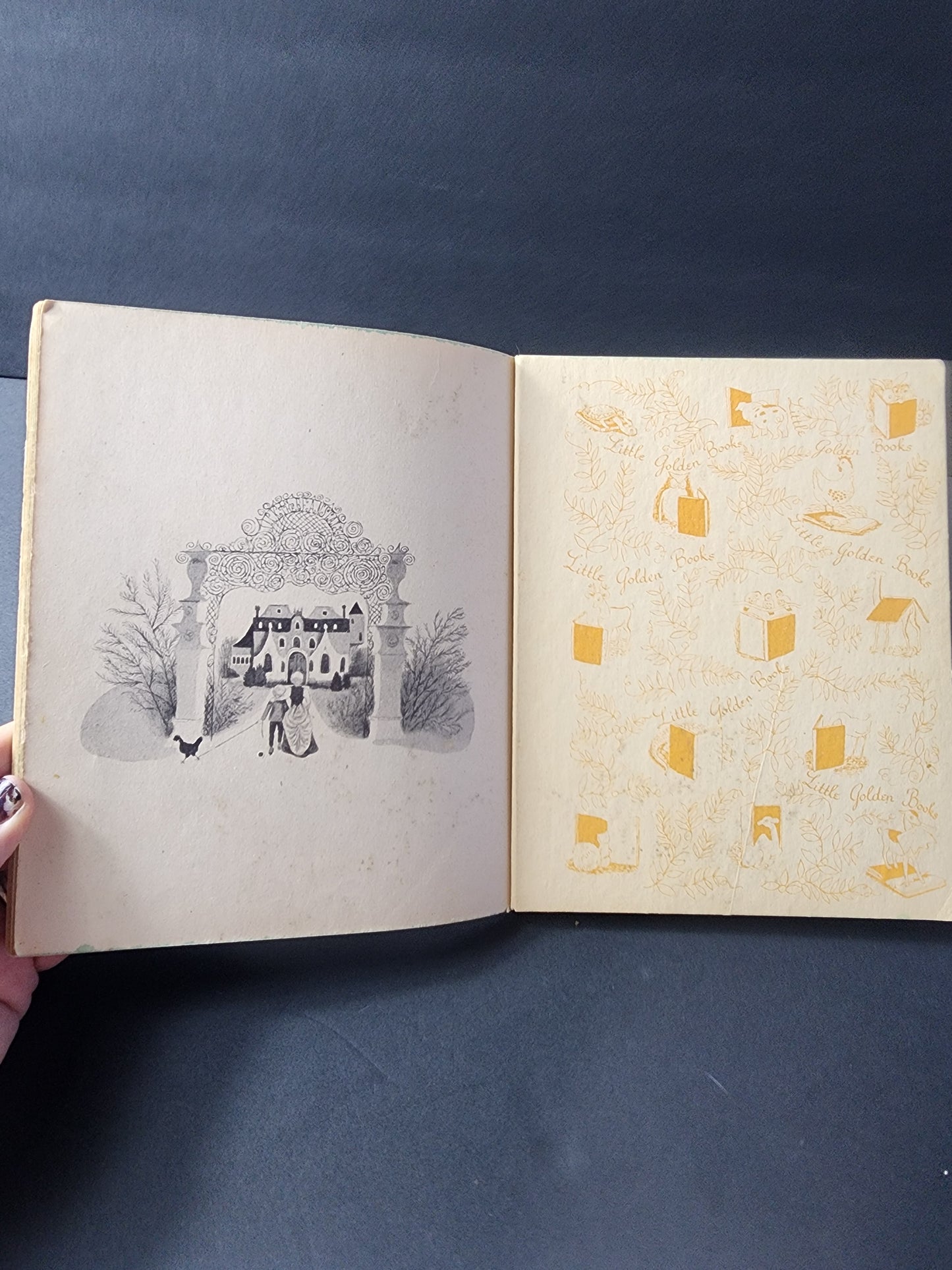 Vintage 1946 FIRST LITTLE FAIRY TALES A Little Golden Book