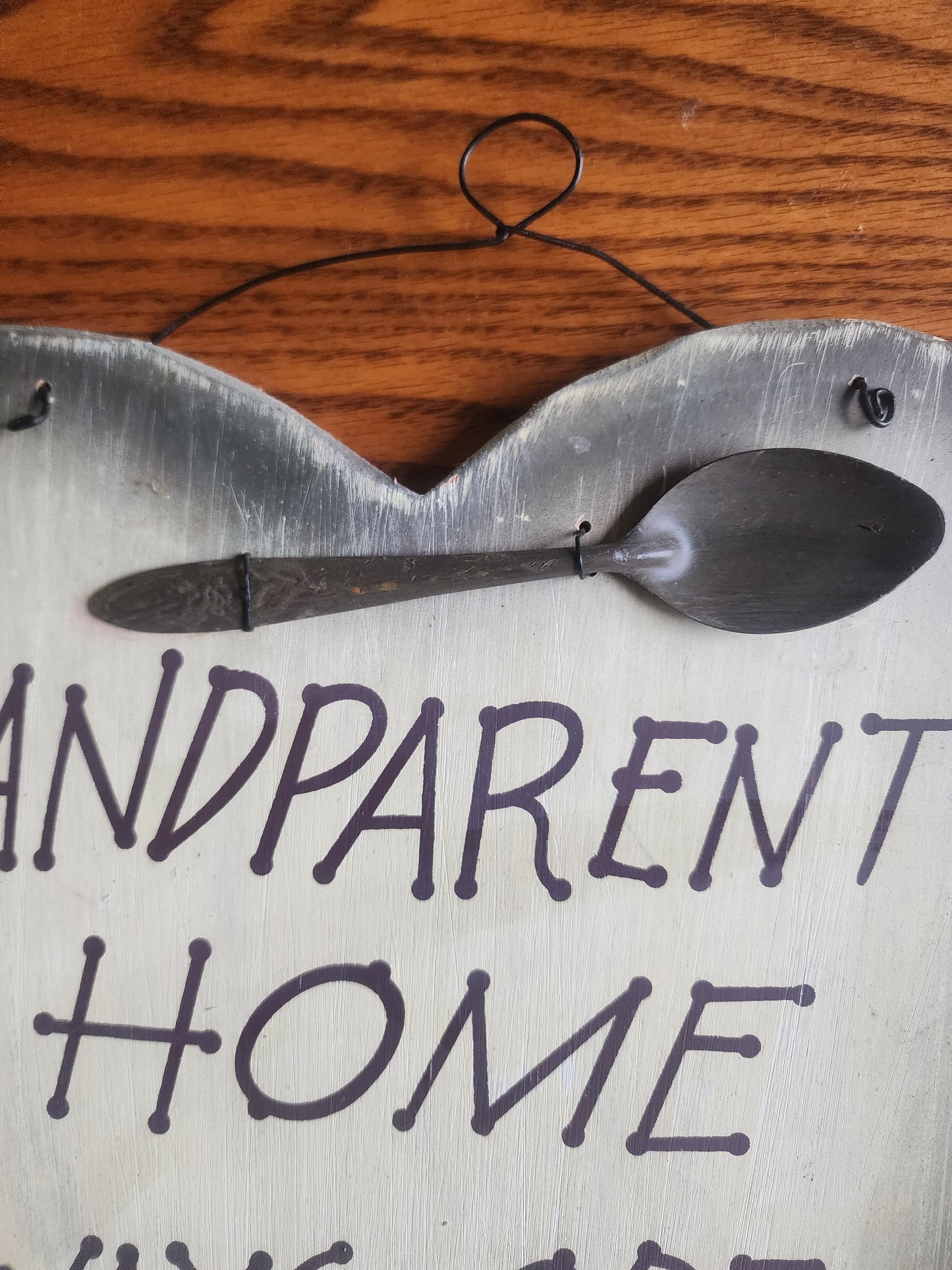 Wooden Heart Sign Grandparents Home Always Open