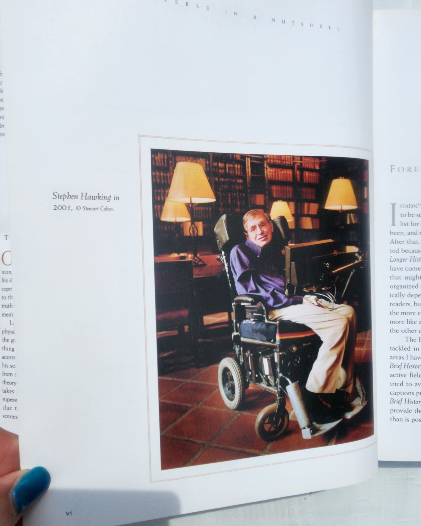 The Universe in a Nutshell Hardcover Book by Stephen Hawking 2001