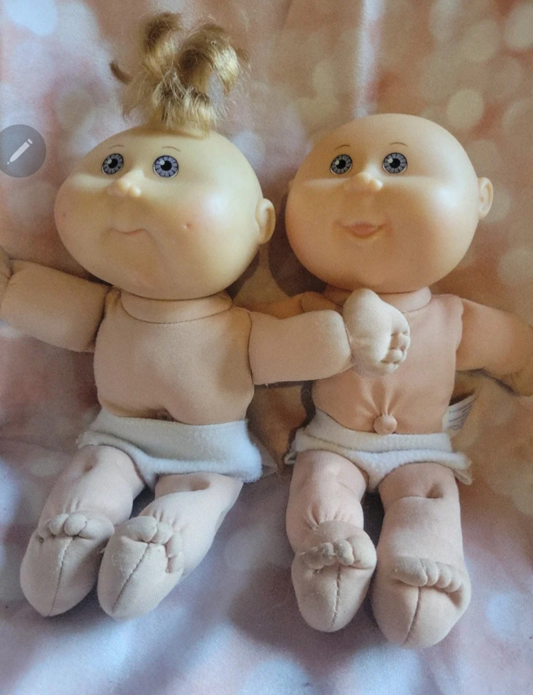 Cabbage Patch Twin Baby Dolls  2004 Boy & Girl (103)