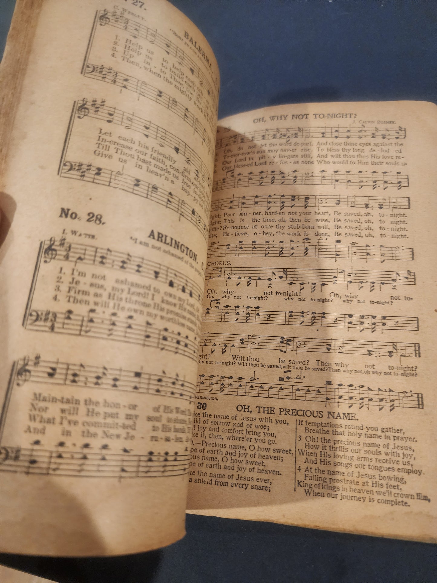 Antique 1915 Gospel Songbook: Heavenly Echoes No. 3 - J.B. Vaughan, Athens, GA