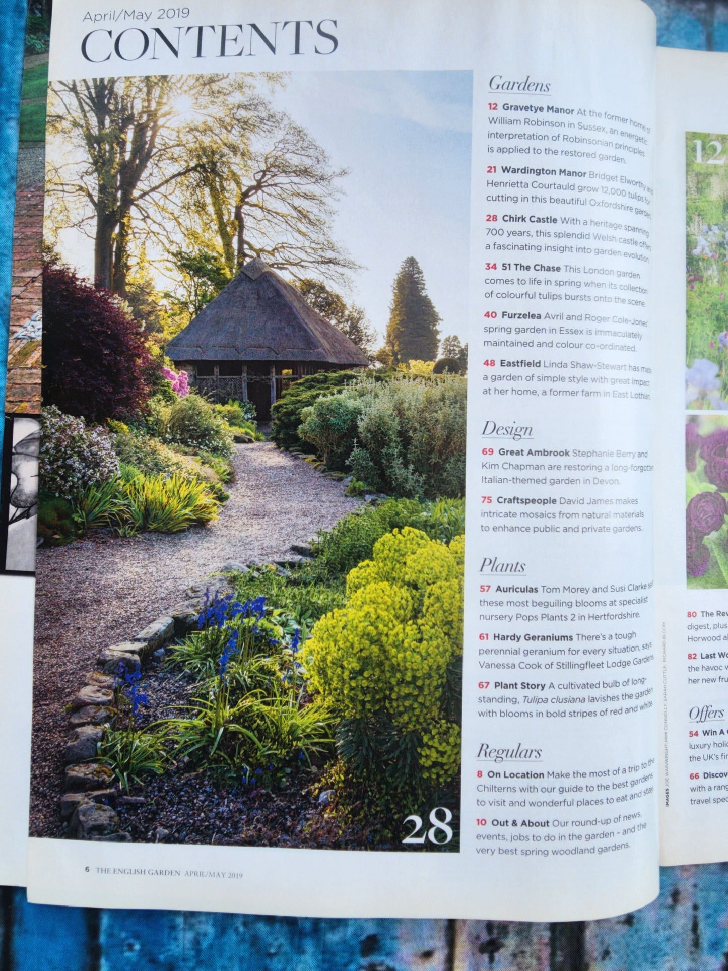 The English Garden, May  2019.  THE Artistry of Spring, Vibrant Bulbs Tulips