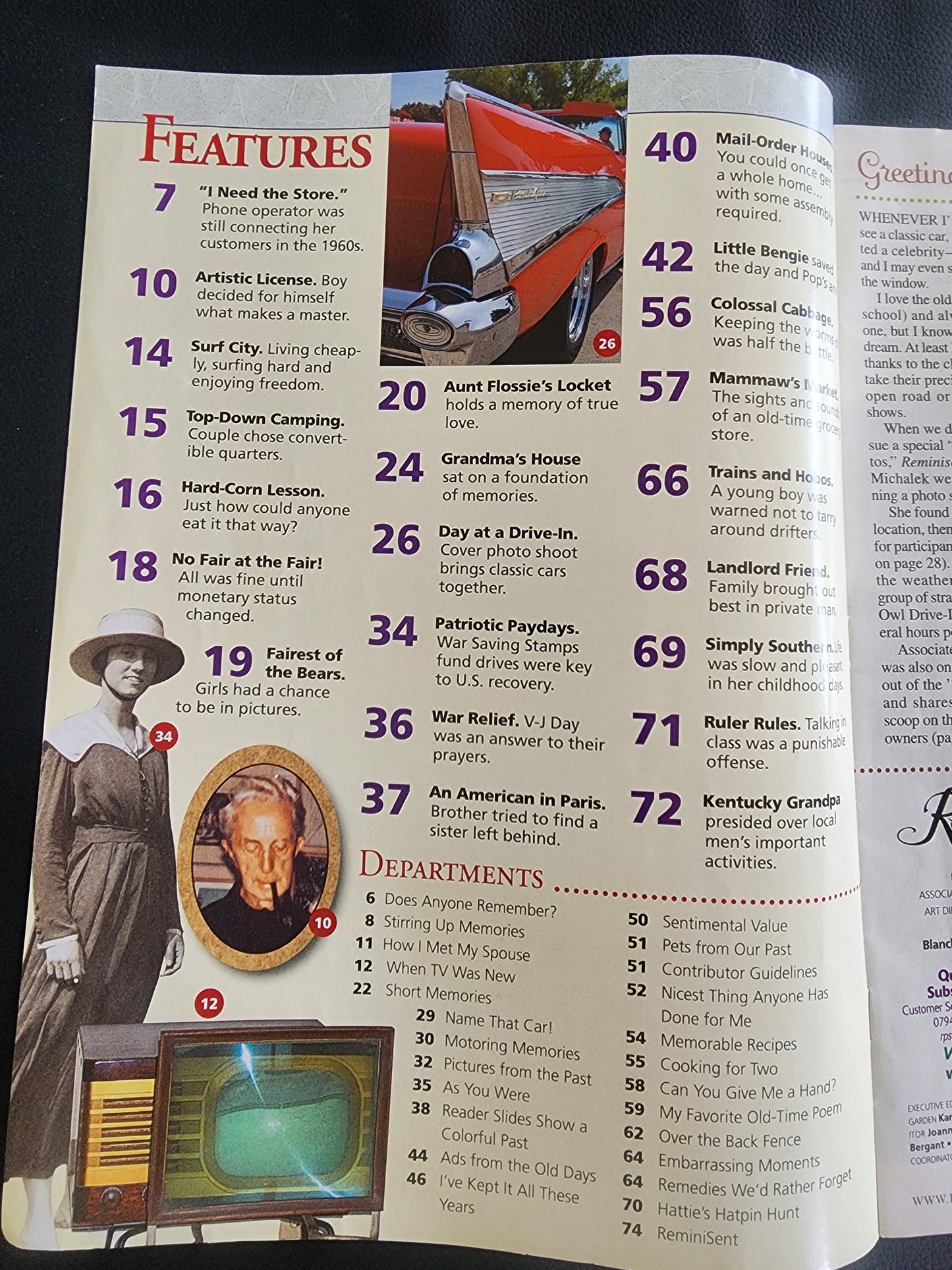 Reminisce Magazine Aug 2009 Classic Cars Happy Drive-In Days East LA Projects