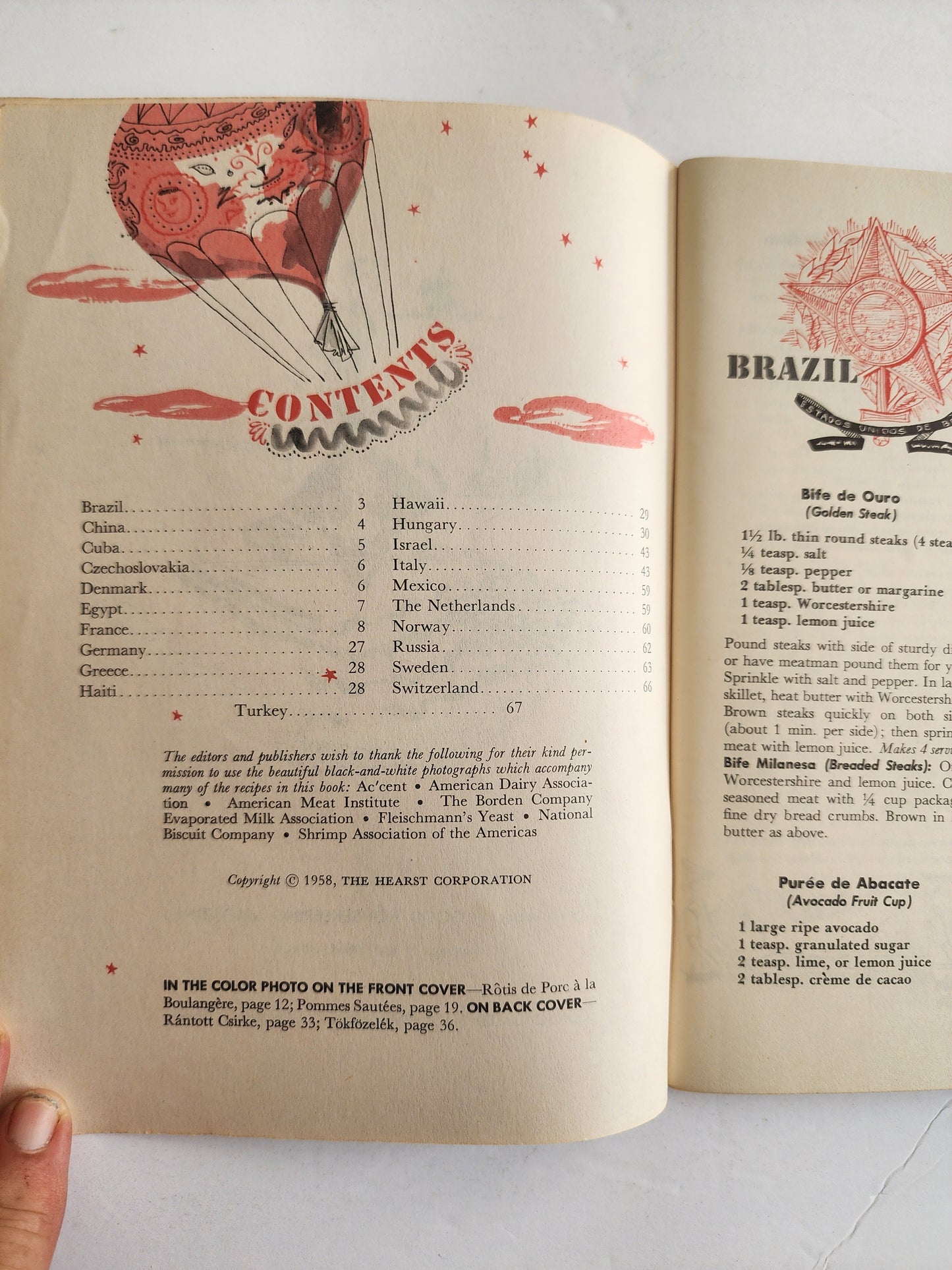 1958 Good Housekeeping Around the World Cook Book 19