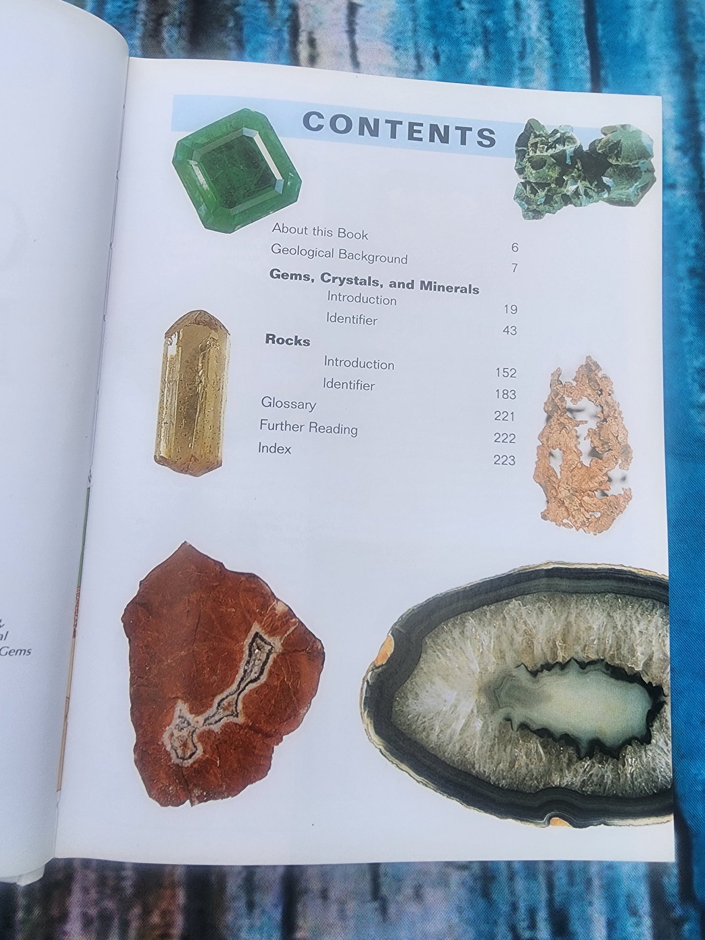 Complete Identifier Rocks, Crystals, Minerals Hardback Book by Rosie Hankin