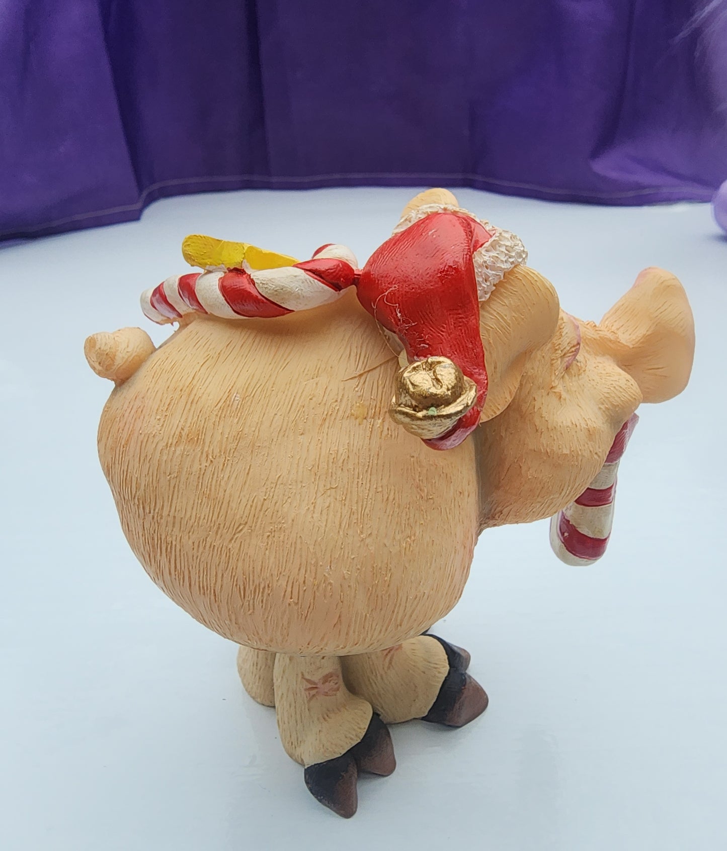 The Pig Russ Berrie Bobble Bods Prudence Douglas Christmas Figurine Pig