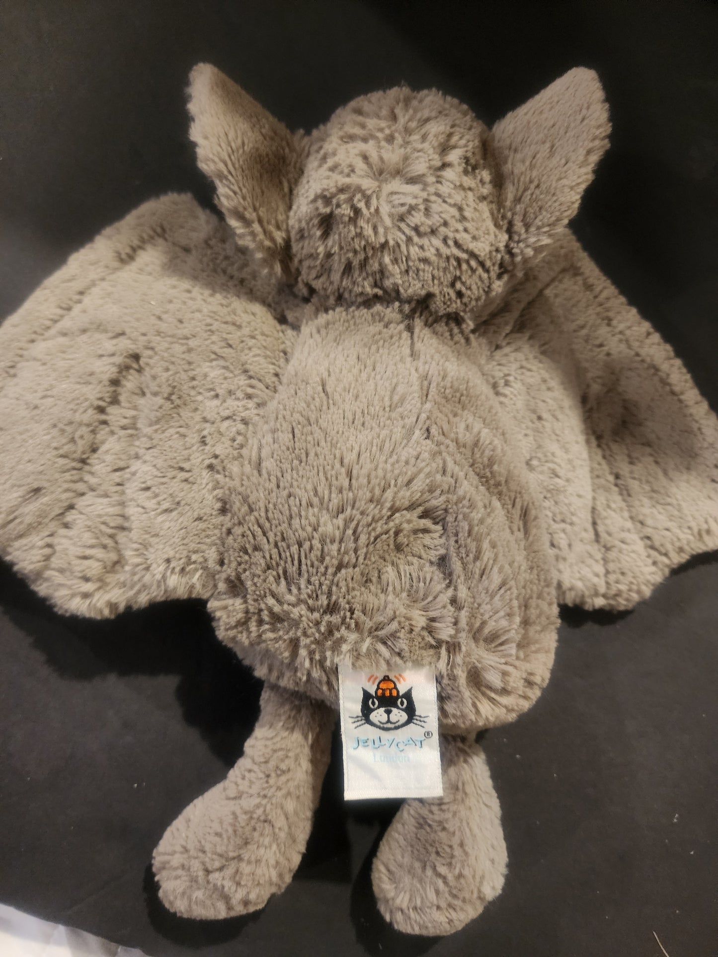 Jellycat Bashful Bat Stuffed Animal, Medium 10 inches - Bat Plush Toy