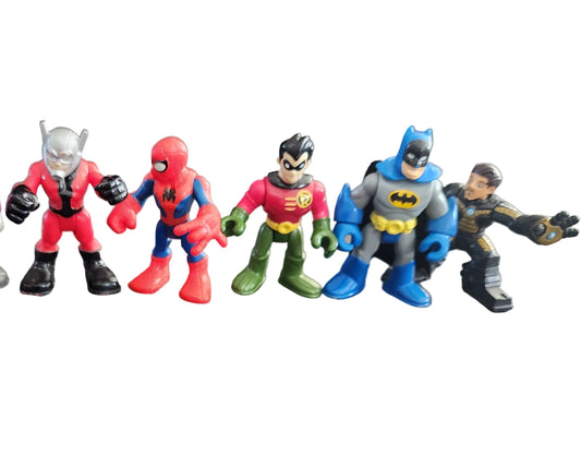 Lot of 5 Imaginext DC Comics Super Heroes & Villains Figures - Fisher Price