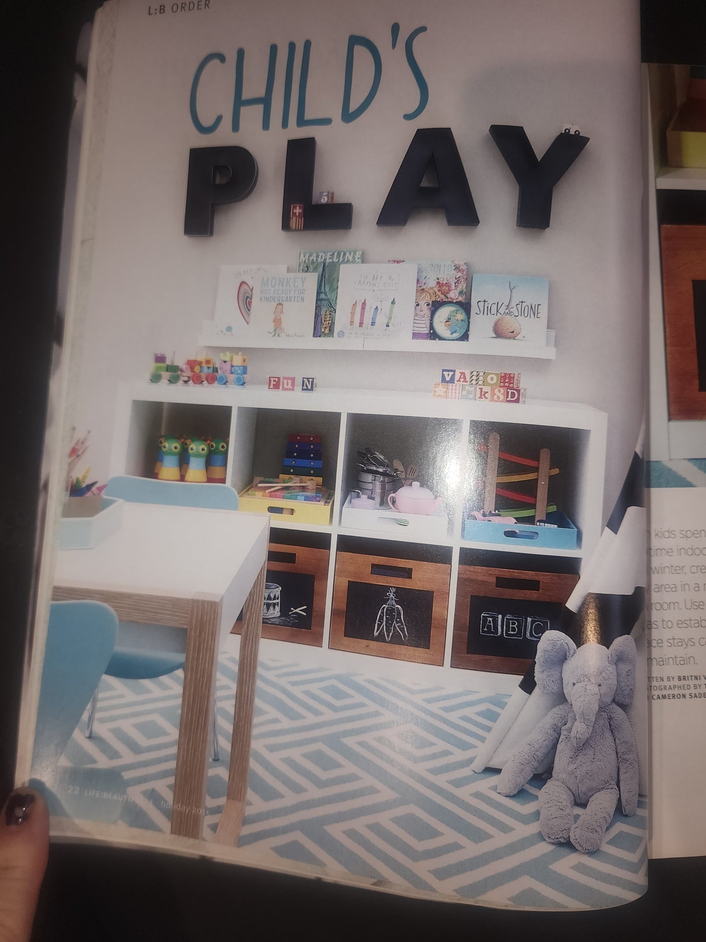 Life BEAUTIFUL 2015 Christmas Faith Playrooms recipes for Xmas & New Years