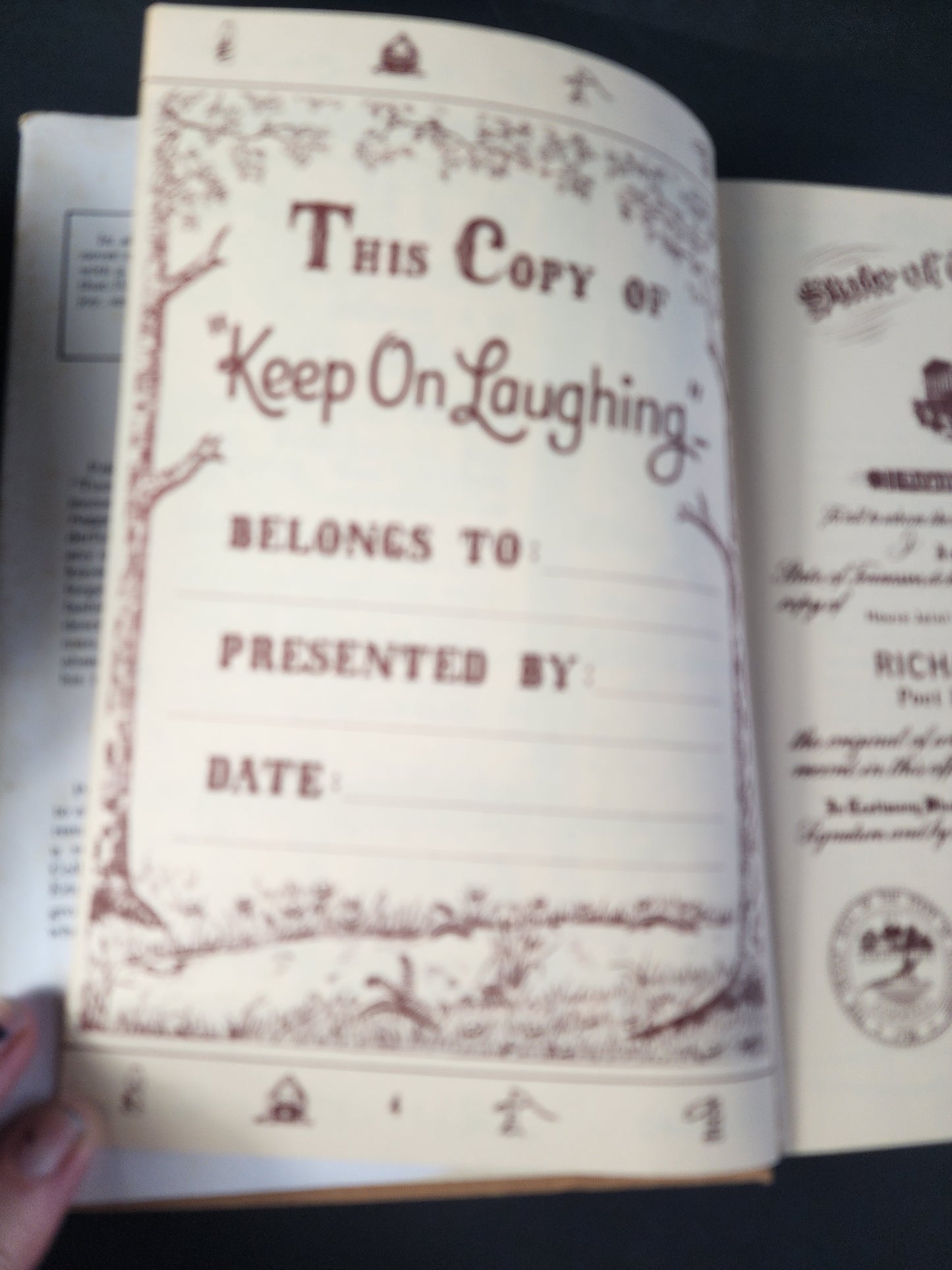 Keep on Laughing: Tennessee Folk Lore by "Pek" Gunn (1975 Hardcover)