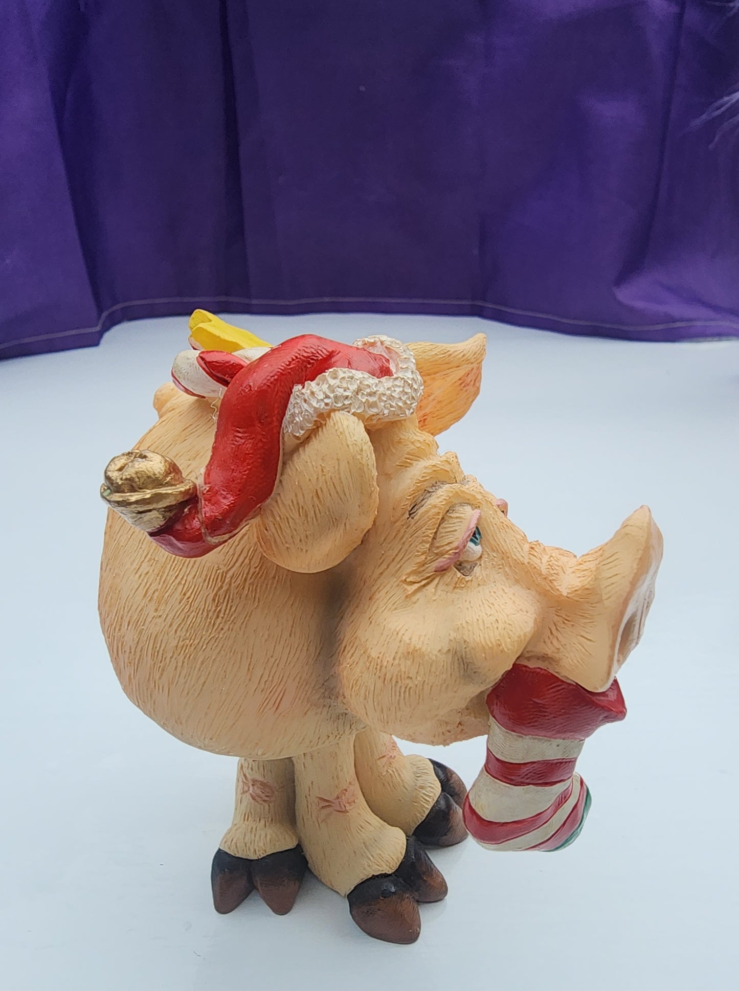 The Pig Russ Berrie Bobble Bods Prudence Douglas Christmas Figurine Pig