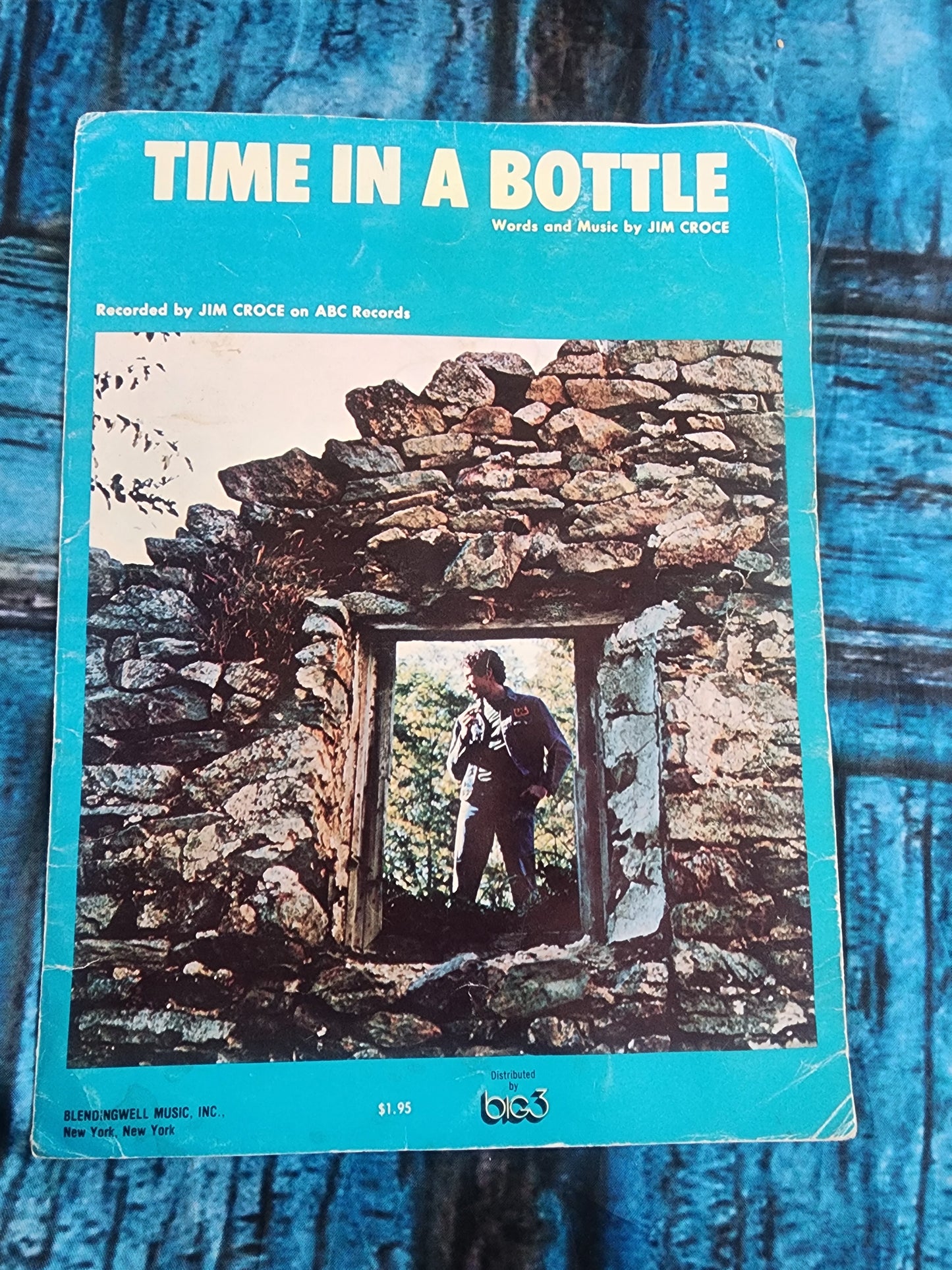 Time in a Bottle Sheet Music by Jim Croce on ABC Records. Book