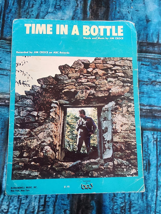 Time in a Bottle Sheet Music by Jim Croce on ABC Records. Book