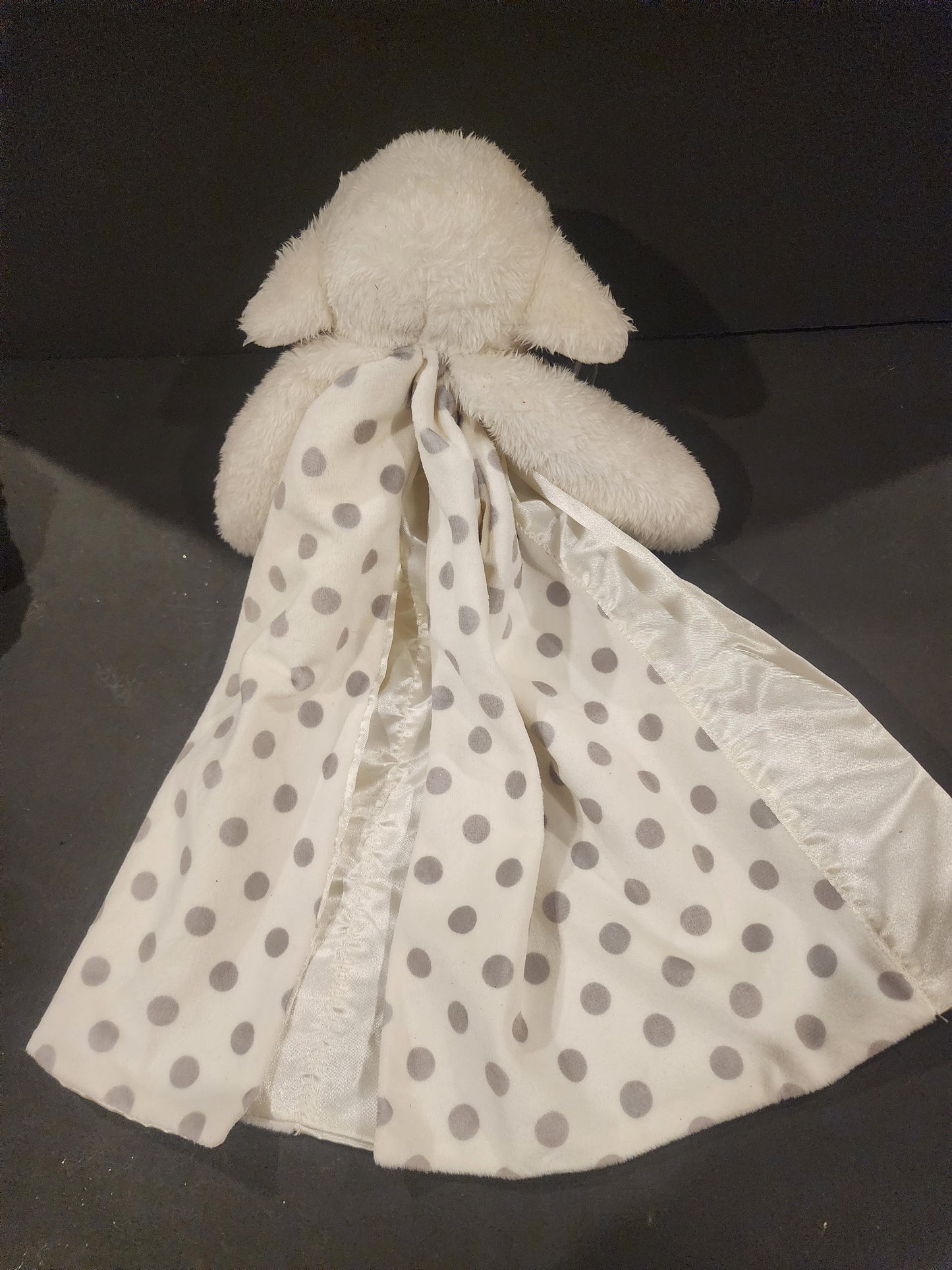 Lamb Sheep Bunnies By The Bay SATIN VELOUR Security Blanket Silky Plush Lovey