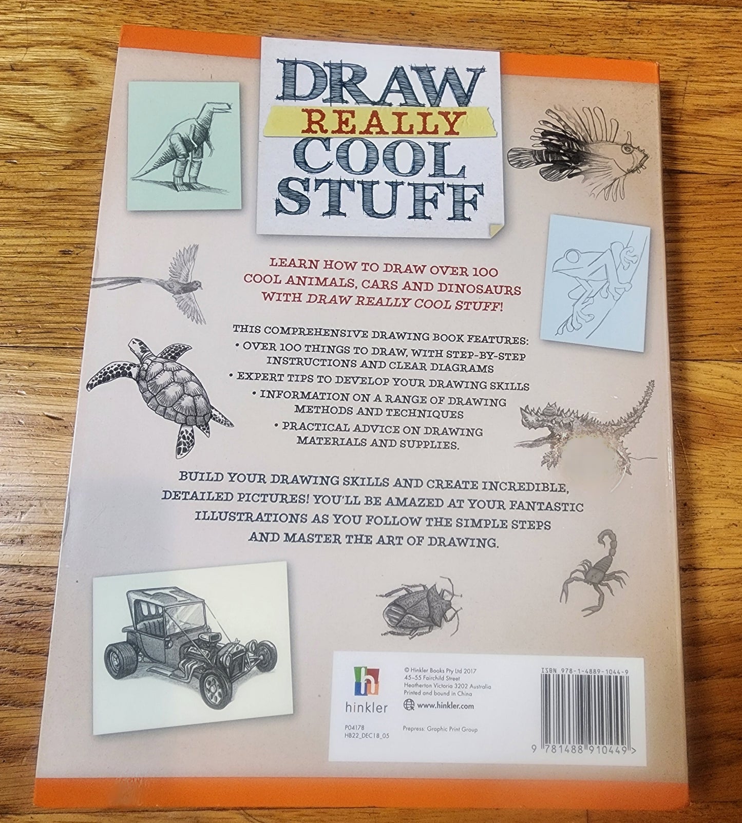 Draw Really Cool Stuff softcover  Art Book How to Draw Animals Cars Dinosaurs, etc..