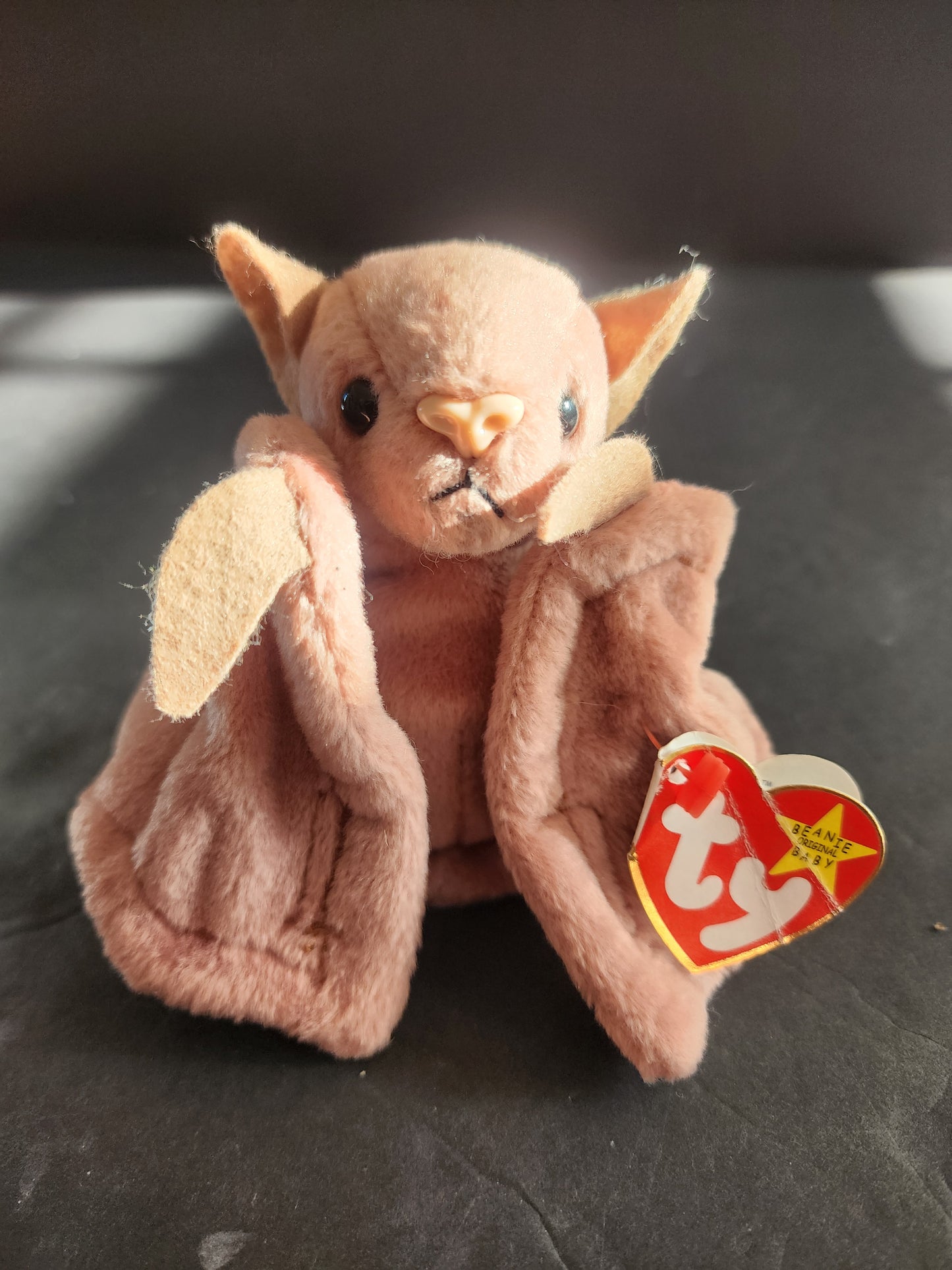 TY Beanie Baby - BATTY the Bat (Brown Version) With Tags
