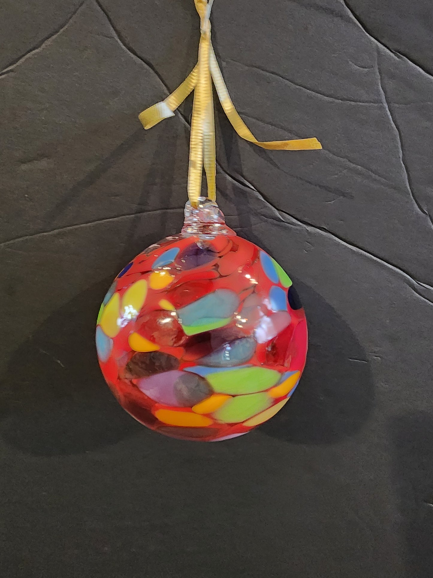4" Blown Glass Christmas Ornaments Ball for Christmas Tree,